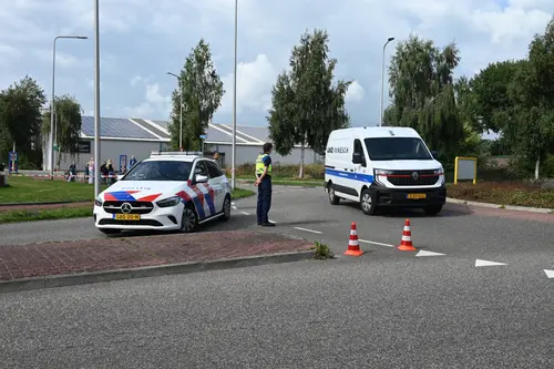 pn02092026 Meppel Achtervolging strandt op rotonde3