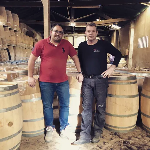 Hans (rechts) en Paulo (links) samen.