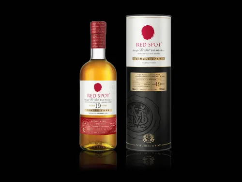red spot 19 year old single cask irish whiskey