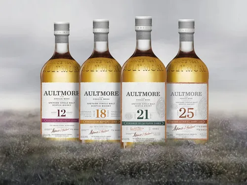 Aultmore range whisky