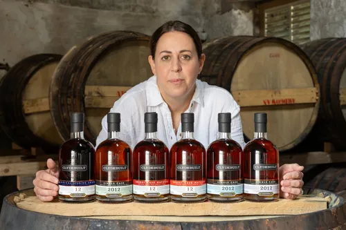 Whisky Maker Laura Davies with the new Clydebuilt Single Malts