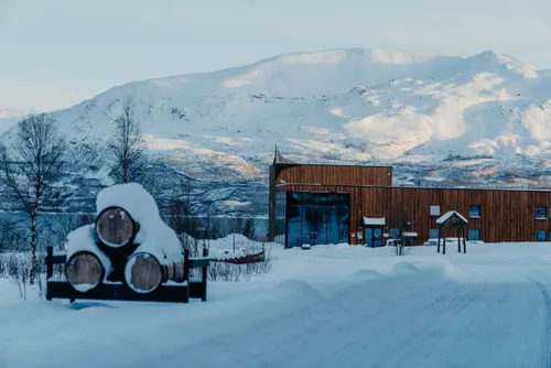Aurora Spirit Distillery under the Northern Lights