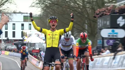 Vos opende haar seizoen in stijl met een overwinning in Omloop Het Nieuwsblad