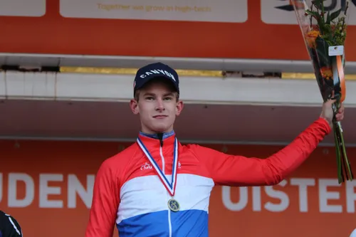 Tibor del Grosso op het podium