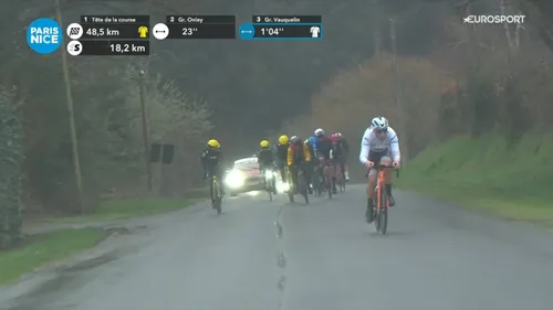 Kévin Vauquelin na een woelige etappe