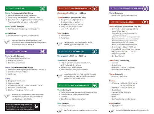 activiteiten hap en trap