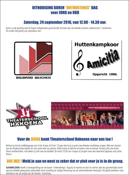 buren ontmoetingsdag achterlo