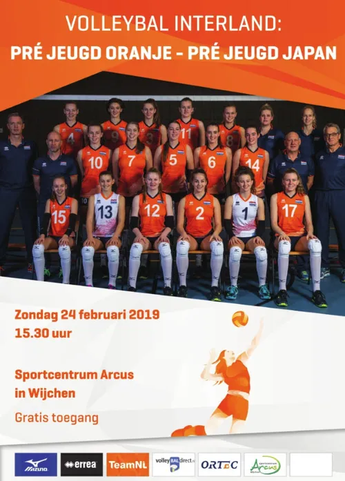 interland jeugd oranje japan