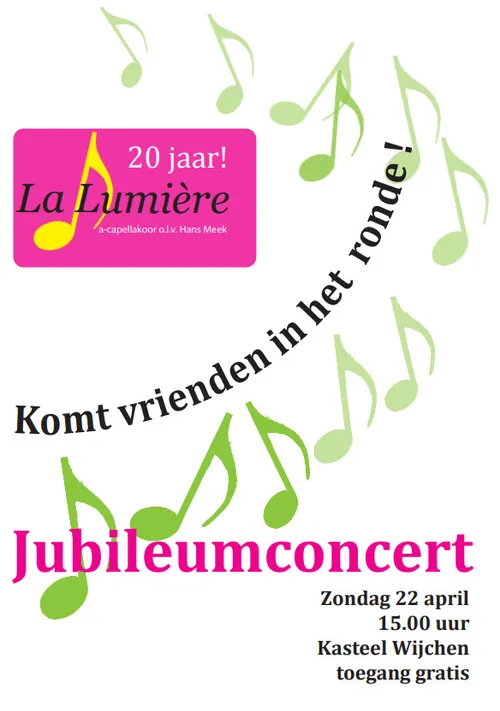 jubileumconcert la lumiere 2018