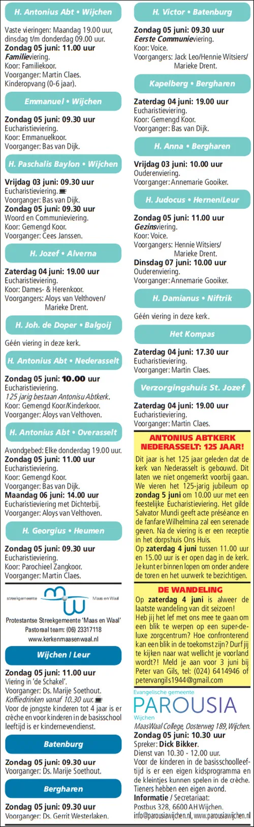 kerkberichten wijchen 010616