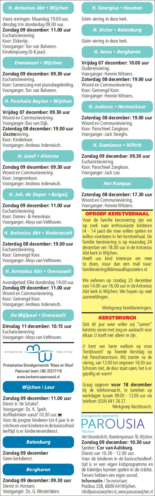kerkberichten wijchen 051218