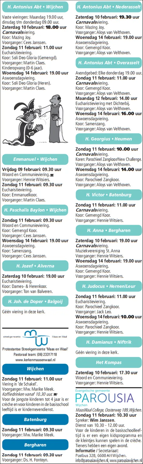 kerkberichten wijchen 070218