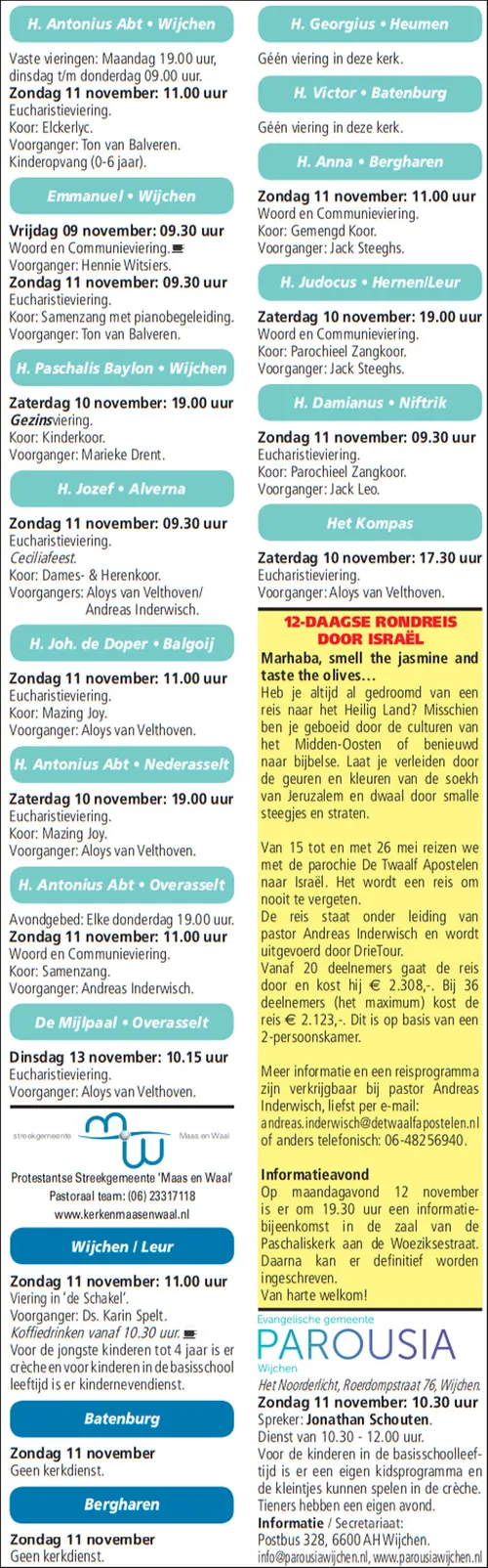 kerkberichten wijchen 071118