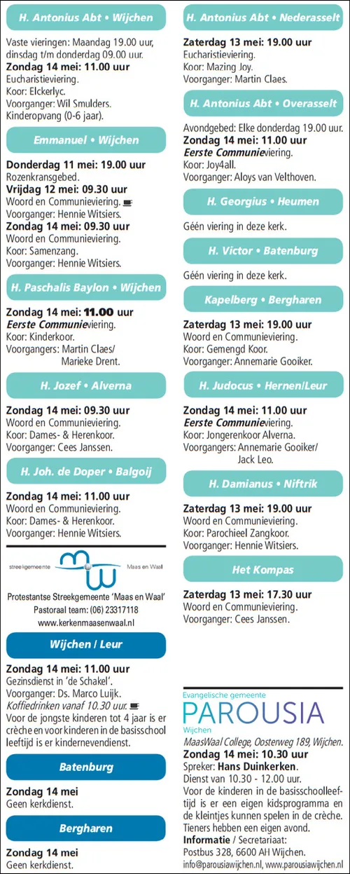 kerkberichten wijchen 100517
