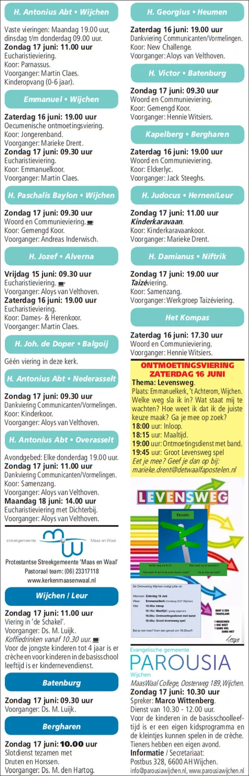 kerkberichten wijchen 130618