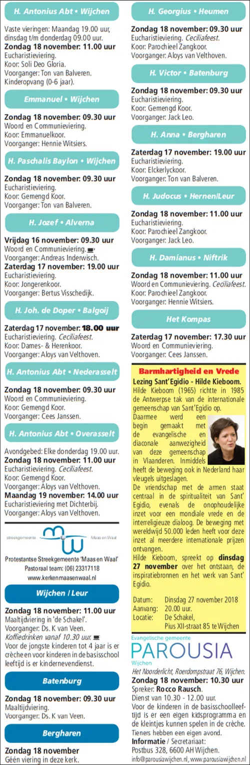 kerkberichten wijchen 141118