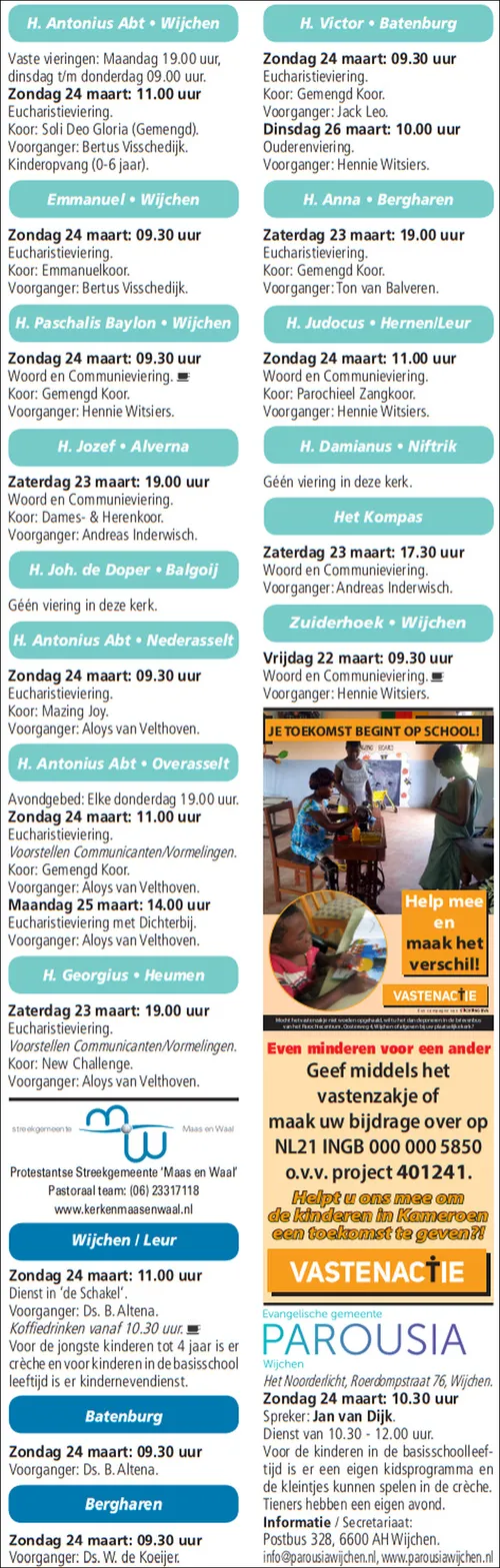 kerkberichten wijchen 20031919