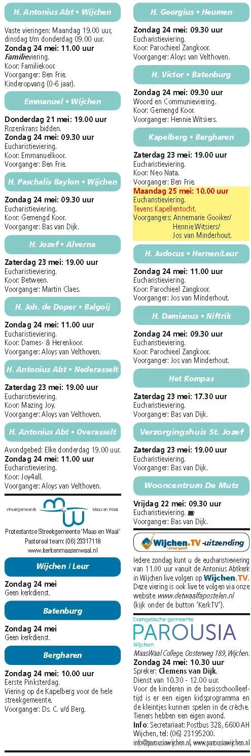 kerkberichten wijchen 200515