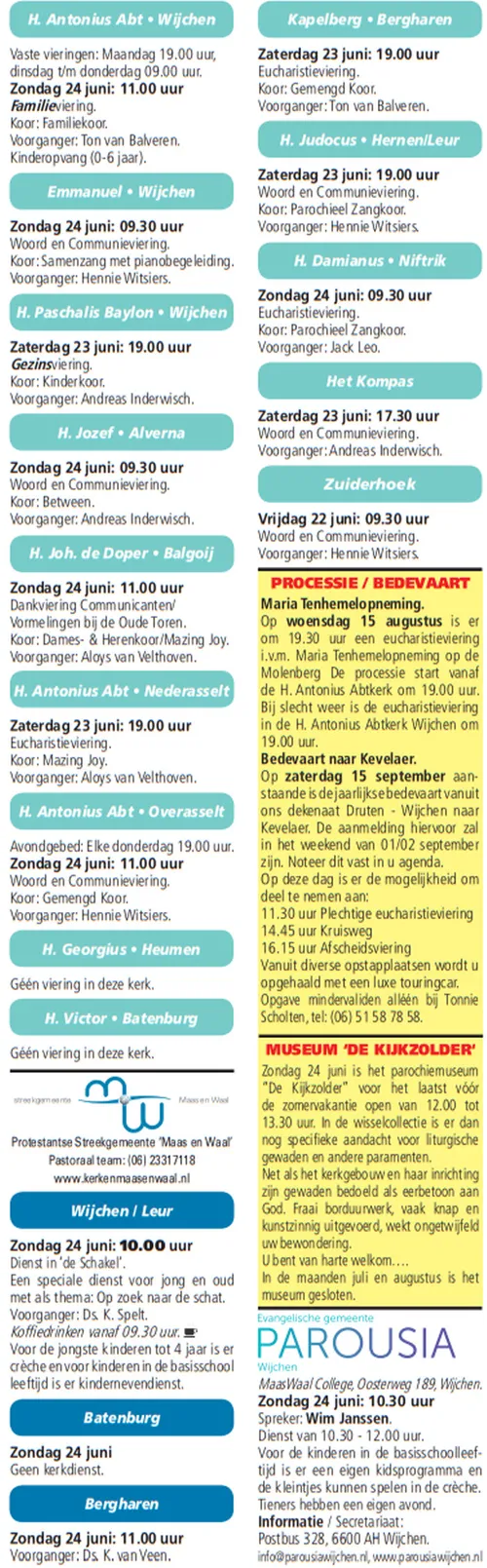 kerkberichten wijchen 200618