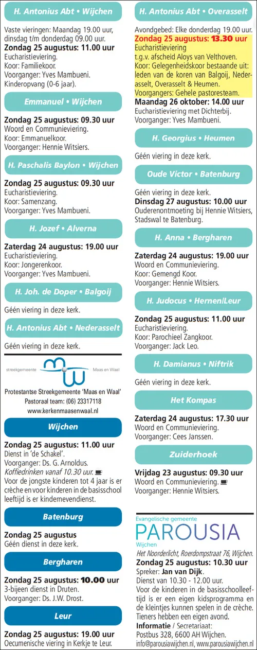 kerkberichten wijchen 210819