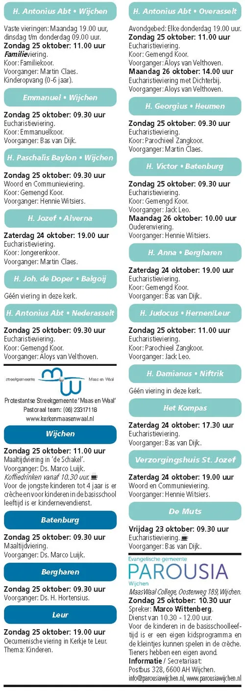 kerkberichten wijchen 211015