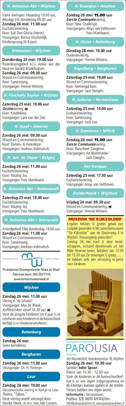 kerkberichten wijchen 220519