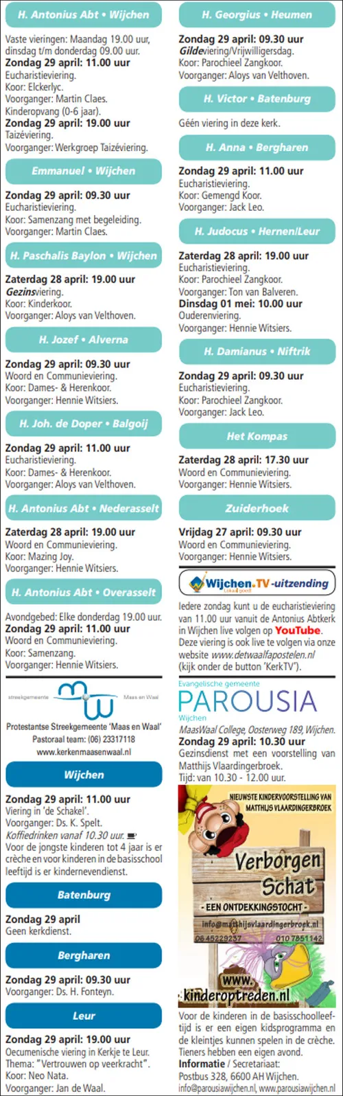 kerkberichten wijchen 250418