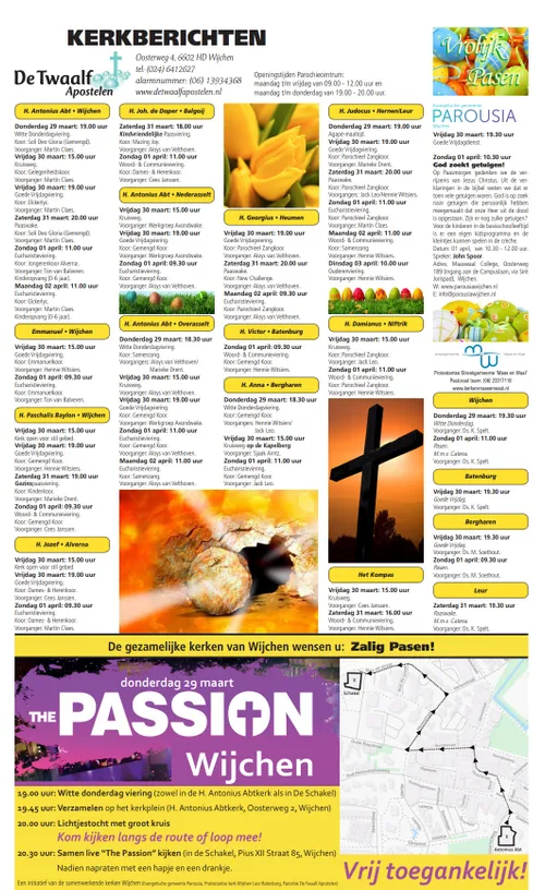 kerkberichten wijchen 280318