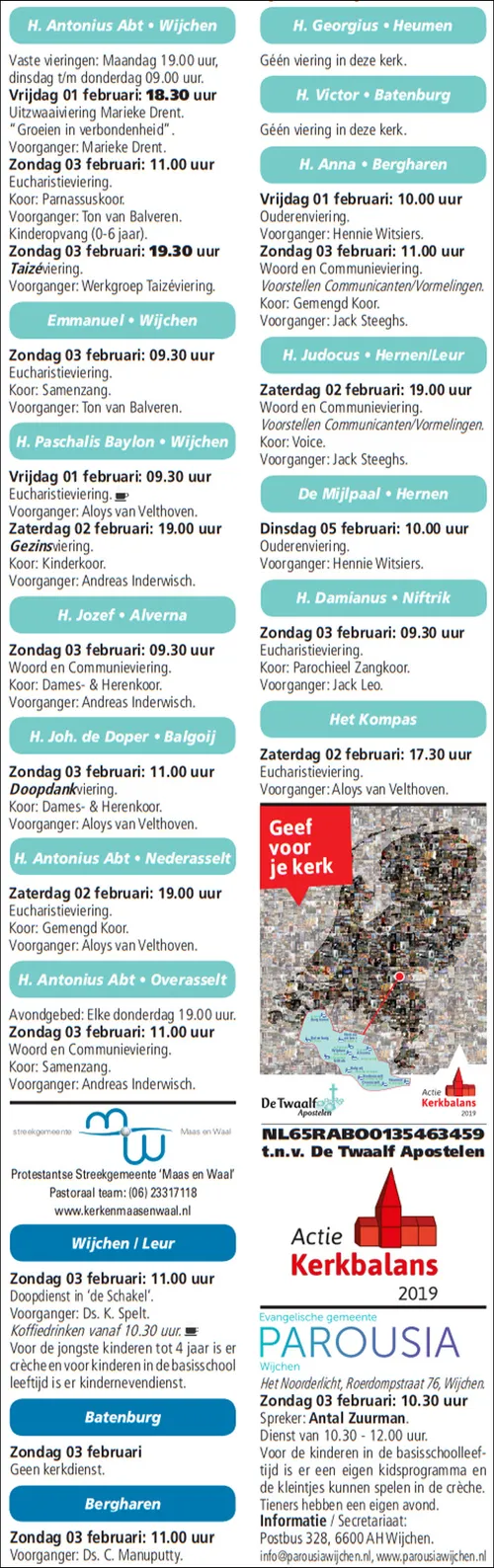kerkberichten wijchen 300119