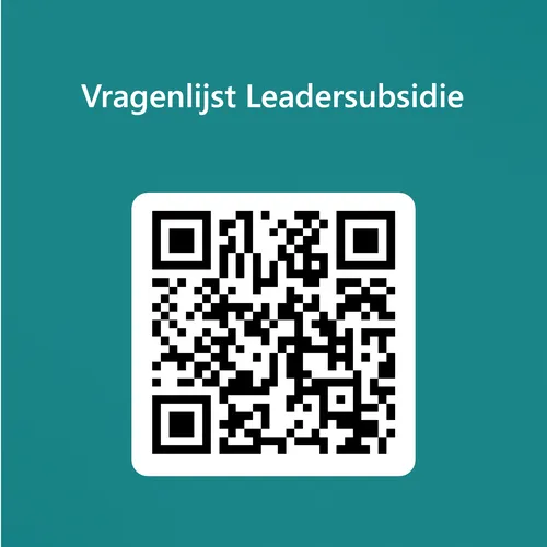 qrcode voor vragenlijst leadersubsidie