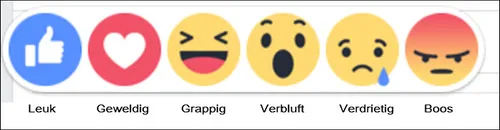reactions facebook