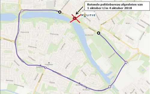 rotonde meerdreef politiebureau