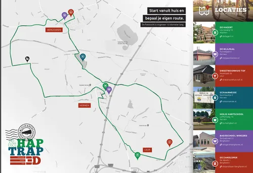 route hap en trap 3d