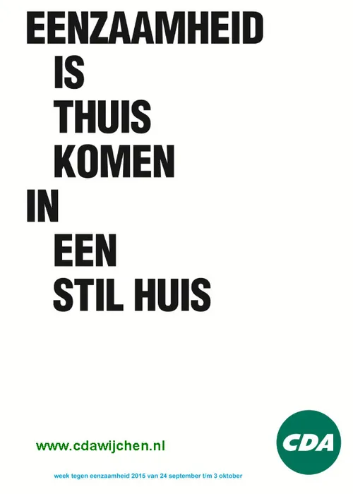 week van de eenzaamheid