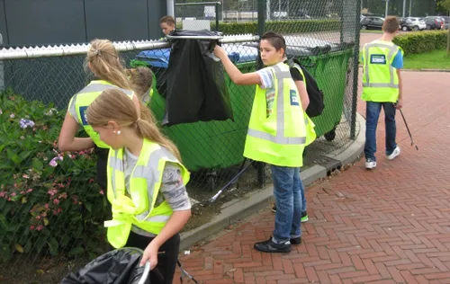 zwerfafvalproject maaswaal college 07