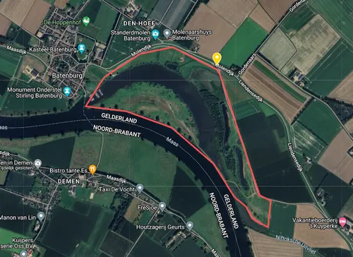 De Liendense Waard bij Batenburg. Bron: Liendense Waard