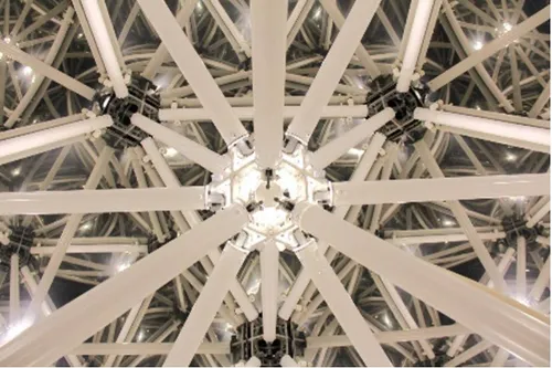 Het kunstwerk 'Meerjuweel' kent een geometrische vorm. Foto: Jan Detavernier