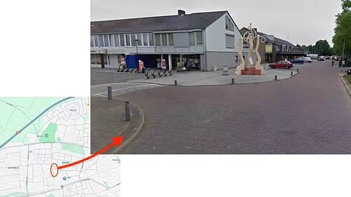 Kruising Tunnelweg (rechts) en Lepelaarstraat (links). Foto: Google Maps