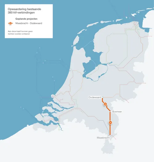 TEN-493 Kaart opwaarderingsprojecten-Lopend en en gepland 250903