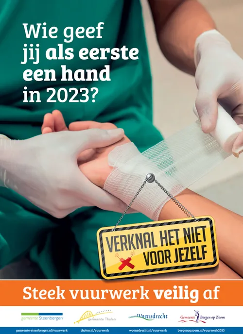 1 veilig vuurwerk afsteken