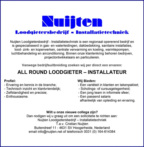 personeelsadvertentie 15 12 2017