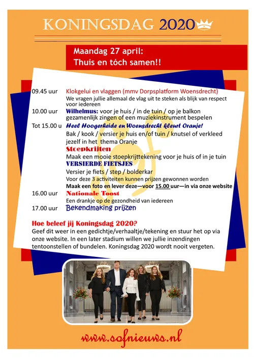 publieke posters a3 2020 koningsdag alternatief programma 2