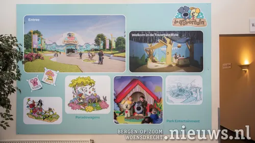 Op een expositie van foto's en tekeningen is te zien hoe het was en hoe het uiteindelijk zal gaan worden