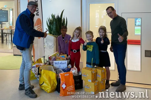 Bij Basisschool Fortuna was heel veel ingezameld