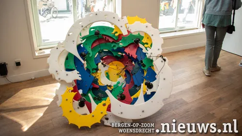 Kunst van onderdelen van een snoepfabriek