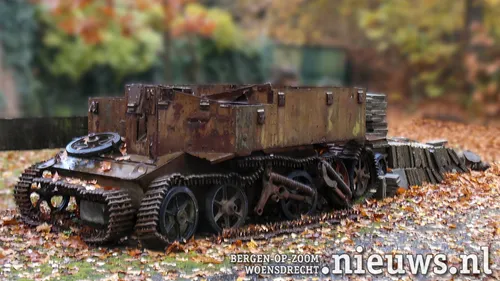 De Bren carrier bij het oorlogsmuseum in Ossendrecht
