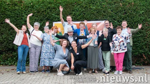 Alle vrijwilligers, Kees Palinckx en&nbsp;butler Marinus Huige&nbsp;