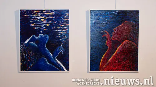 "Dame Met Sigaret Blauw" en "Dame met Sigaret Rood"