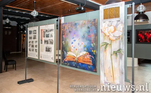 Naast kunst is er ook uitleg over de band tussen de&nbsp; Broeders van Huijbergen en de Volksabdij