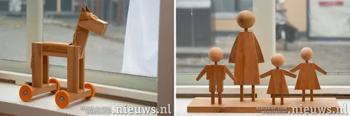 Houten creaties van de in Bergen op Zoom geboren Kees Goosen